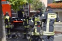 Dachstuhlbrand Koeln Poll Geislarerstr P442